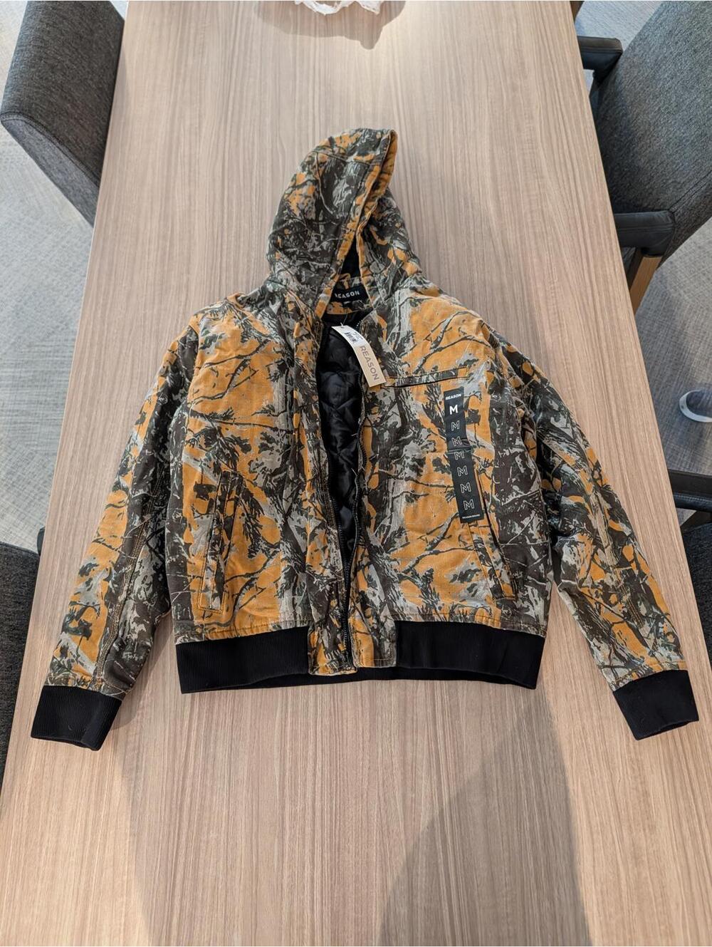NWT Reason Multi Camo Insulated Coat M